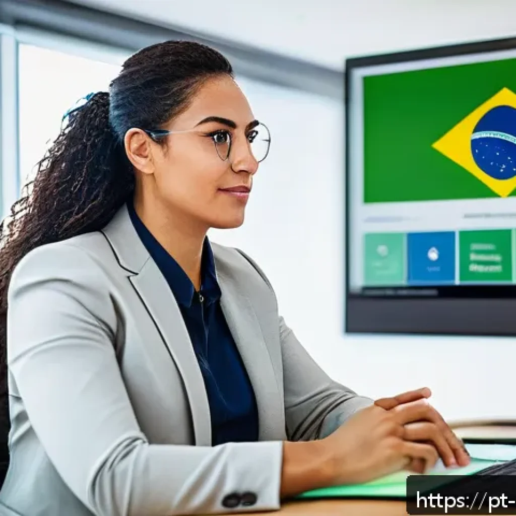폐기물처리 관련 자격증 비교 - A professional Brazilian environmental manager in an office setting, reviewing logistics reverse flo...